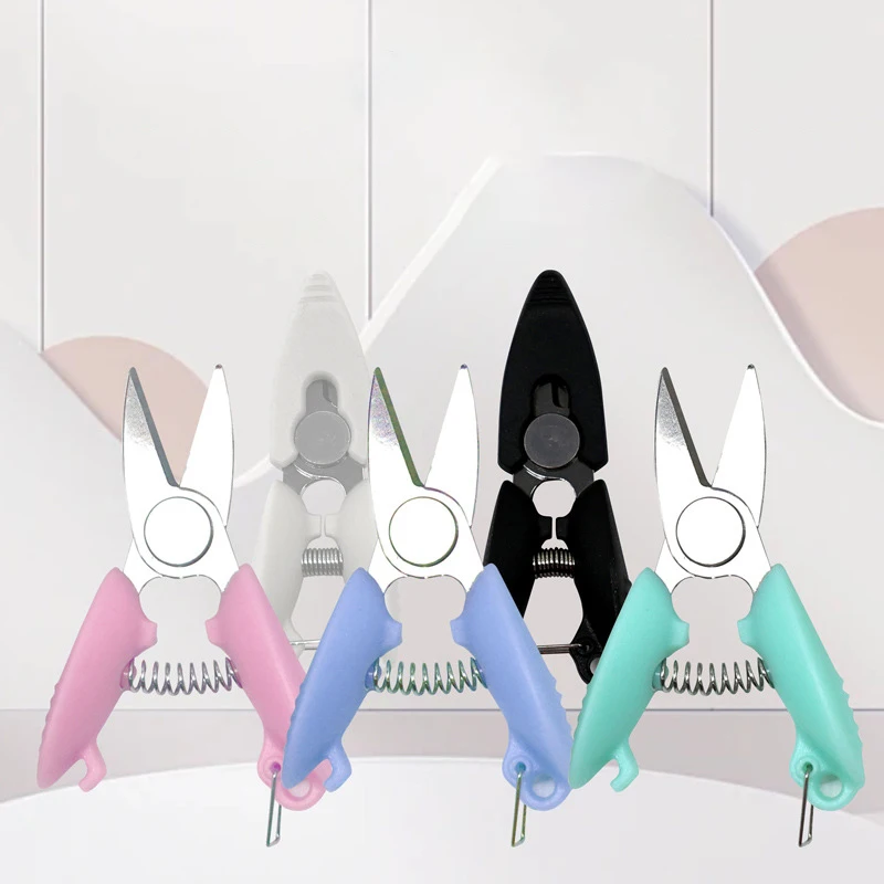 1pcs mini pocket scissors, metal office scissors suitable for left and right hand use, embroidery thread threading craft