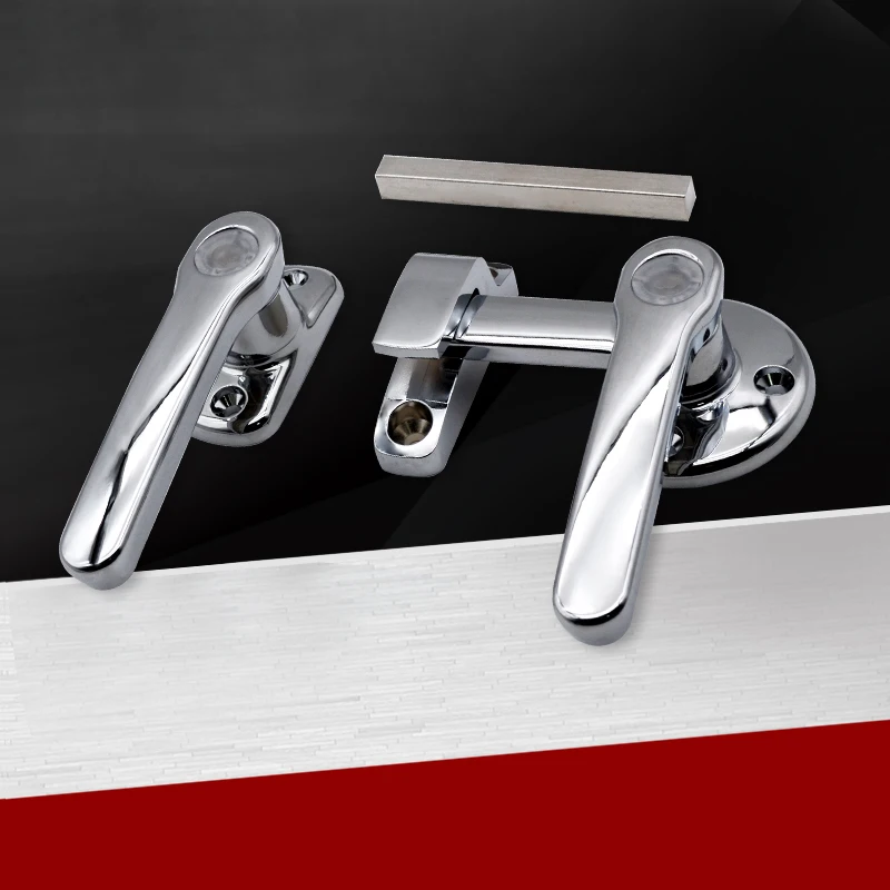 

Zinc Alloy Handle Lock Industrial Enclosed Handle Double Opening Internal And External Linkage Connection Type Soundproof Door