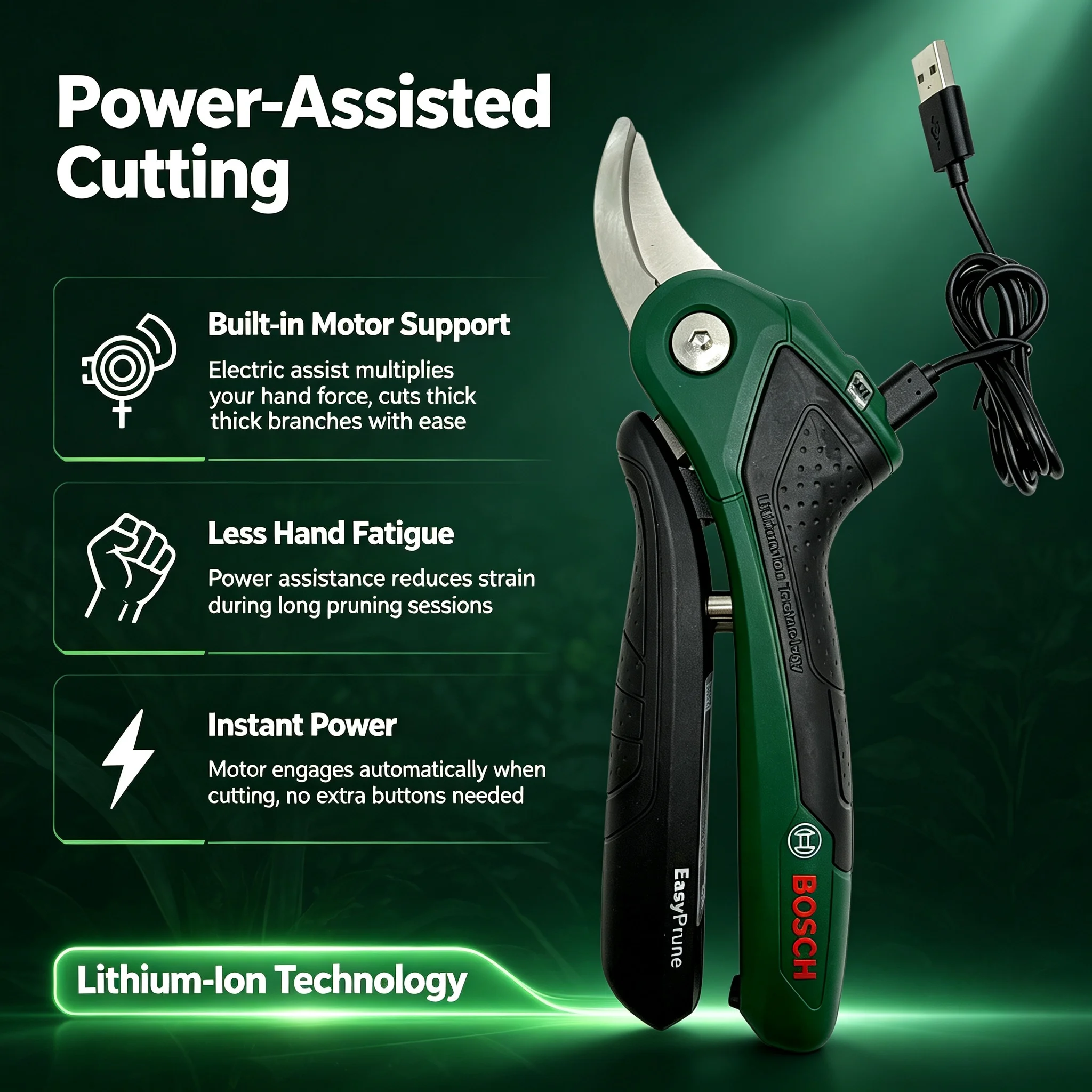 Bosch 3.6V Cordless Smart Prun - Smart Garden Bosch review and price