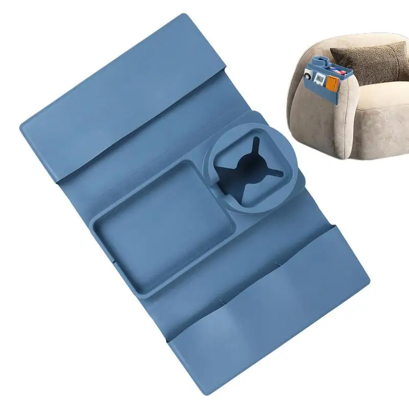 

Couch Arm Tray Silicone Couch Table Arm Tray Portable Couch Drinks Remotes Holder For Couch Arm Chair Recliner Couch Table Tray