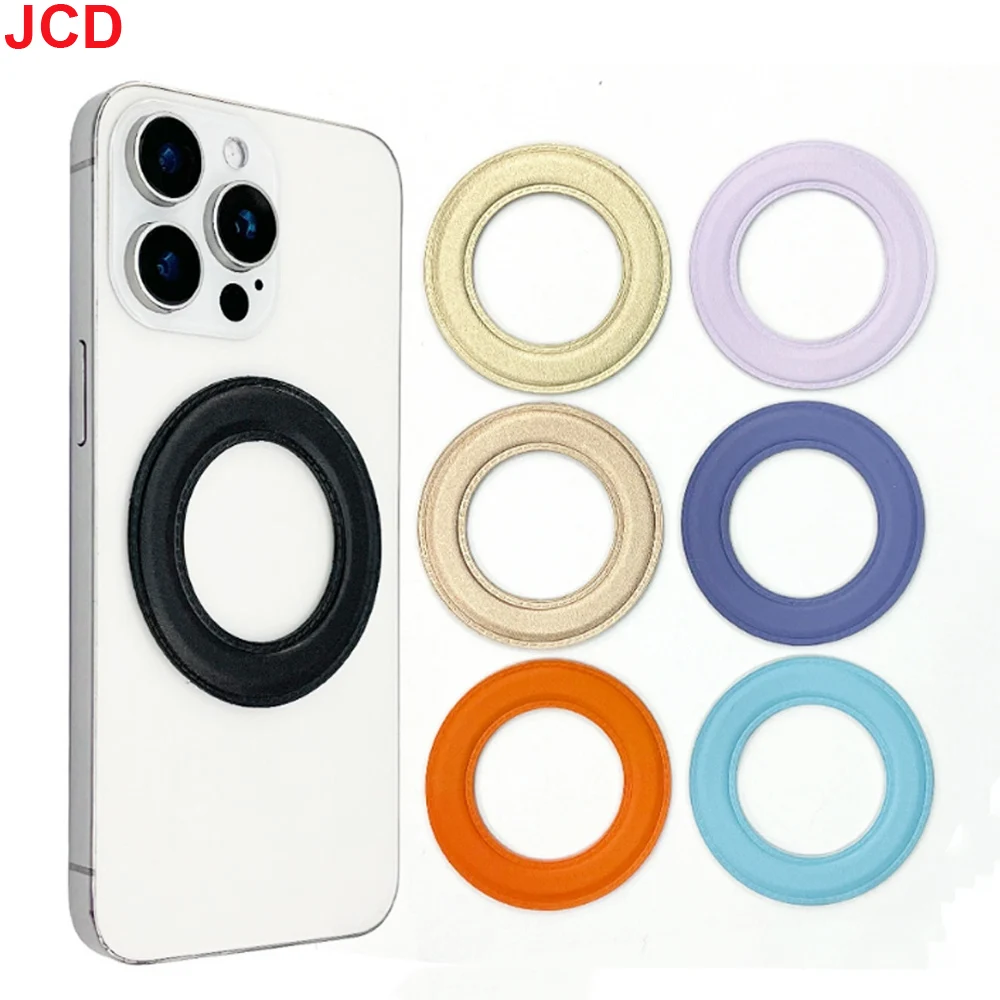 

Для Magsafe Беспроводная кожаная зарядка Магнитное кольцо Универсальный чехол для телефона Магнитный кронштейн для притяжения Магнитная притягивающая деталь