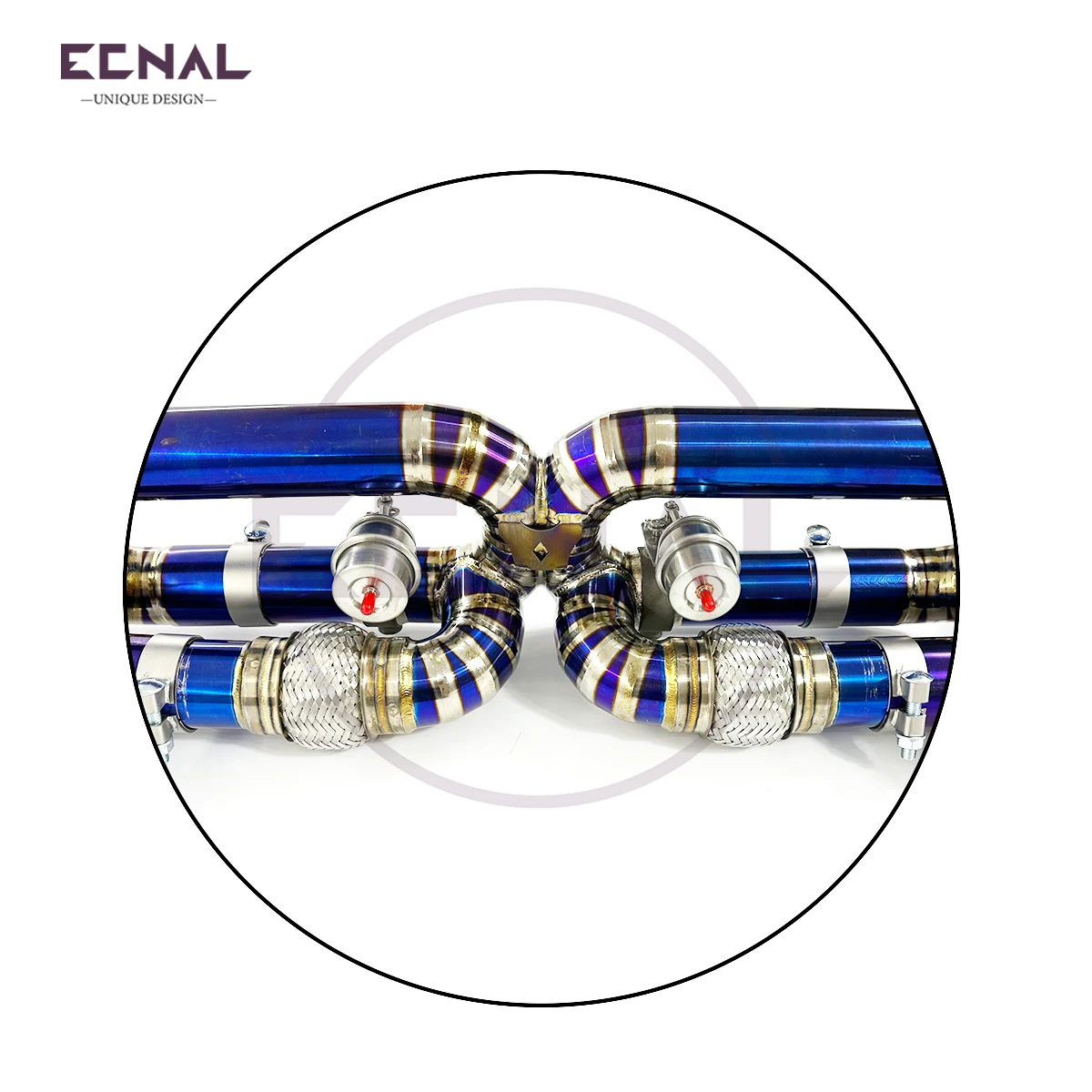 

Ecnal Exhaust for 2010-2012 Porsche 911 997.2 3.6L 3.8L Titanium Valve Exhaust System Cars Premium Automotive Exhaust Pipes