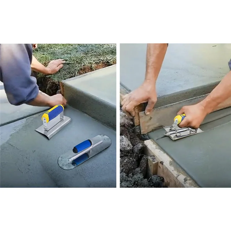 A74E-Beton Werkzeuge Set Pool Kelle, Rand Kelle, Kantenschneider, Groover Stuck Zement Kit für Mauerwerk Bau