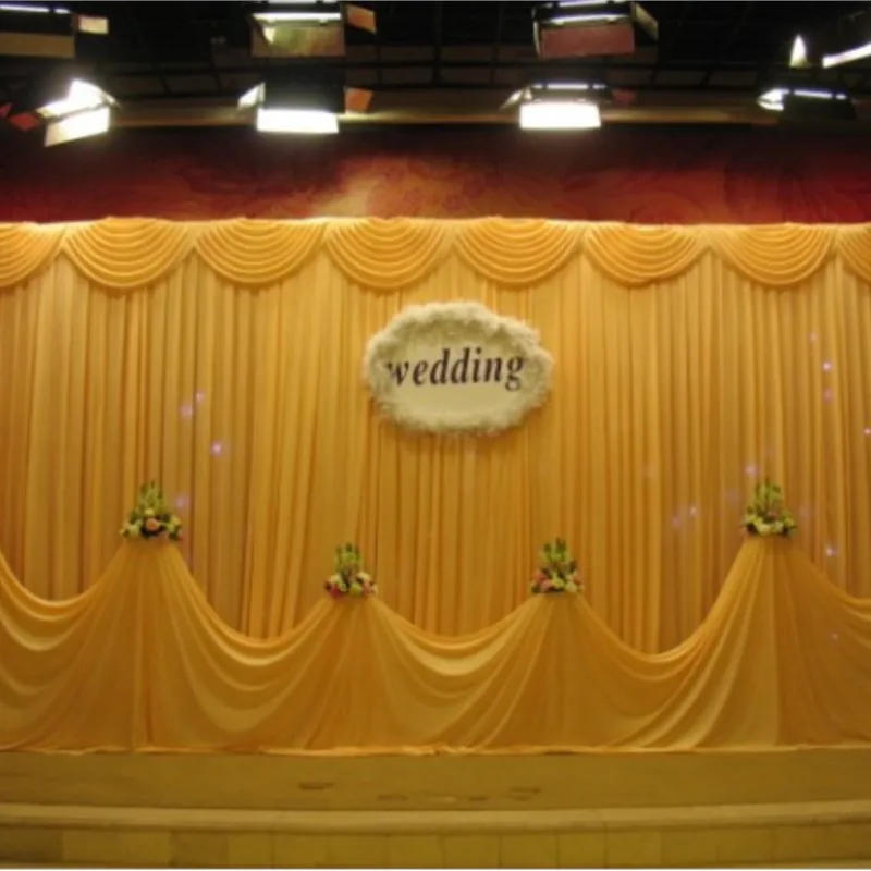 

Gold Wedding Backdrop Wedding Stage Curtain Wedding Decoration Christmas Halloween Background Wall Decoration