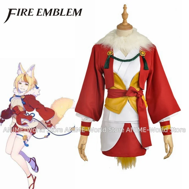 

Game Fire Emblem Fates Selkie Cosplay Costume Tail Dress Stage Performance Clothes Custom Size