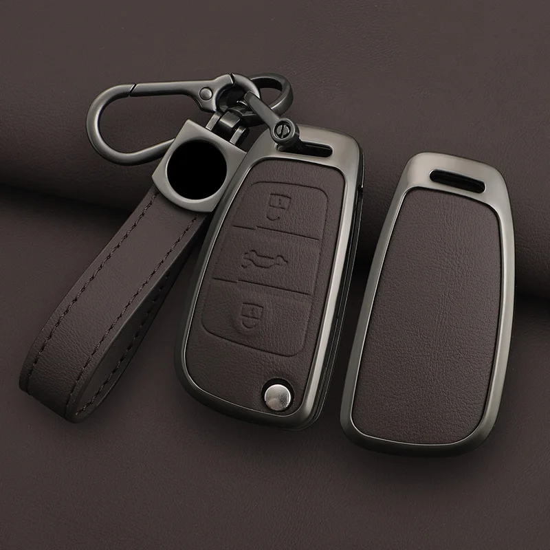 

Zinc Alloy Car Folding Key Cover Case Fob Holder for Audi C5 C6 R8 A1 A3 A4 A5 A6 A7 Q3 Q5 Q7 S6 B6 B7 B8 8P 8V 8L TT RS RS3 S3