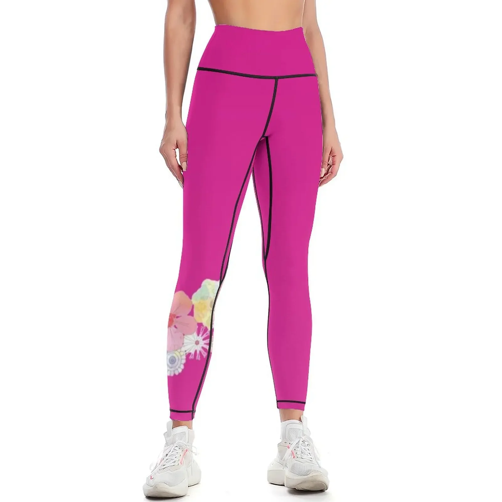 

Minimalistic floral designer Leggings sports for high waist push up tights for gym sportswear woman Womens Leggings