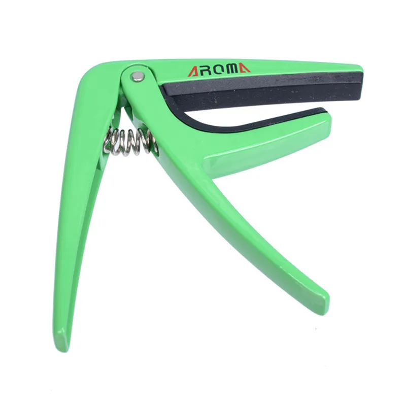 1Pcs Colorful Guitar Capo Silicone Cushion Metal Capo For Acoustic Electric Guitar Trigger Capo Guitar Parts