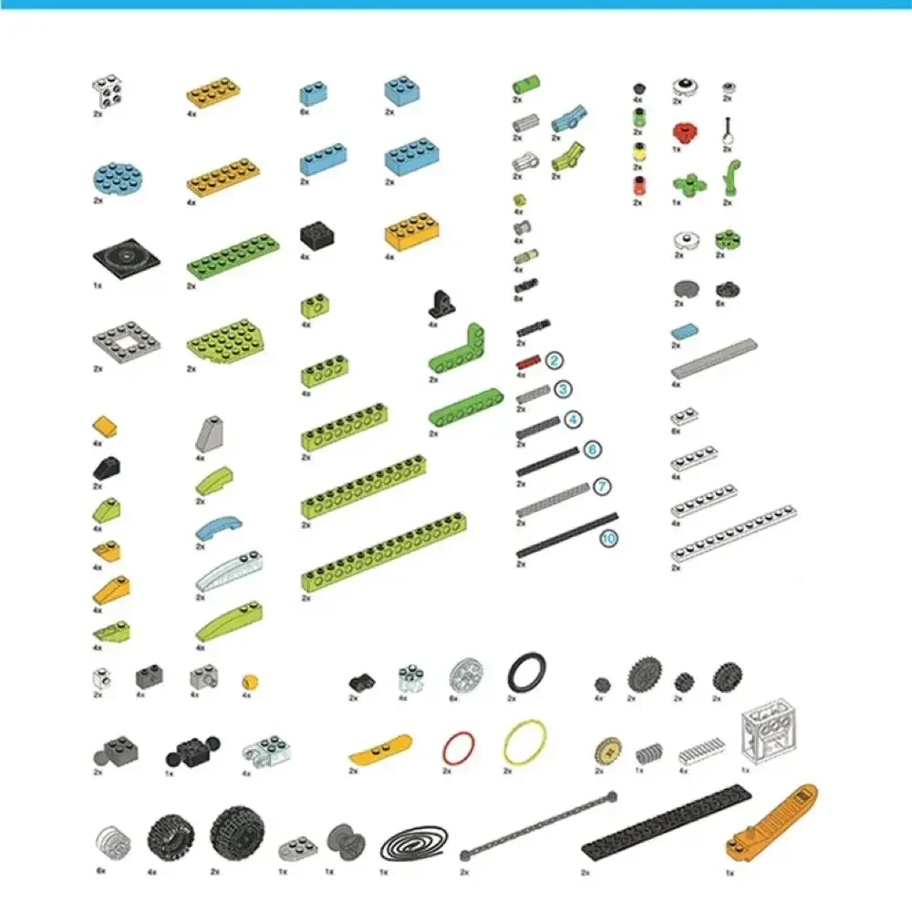 WeDo 2,0 Core Set Robot de programación STEAM 45300 bloques de construcción electrónicos DIY juguetes educativos regalo para chico sin caja de almacenamiento