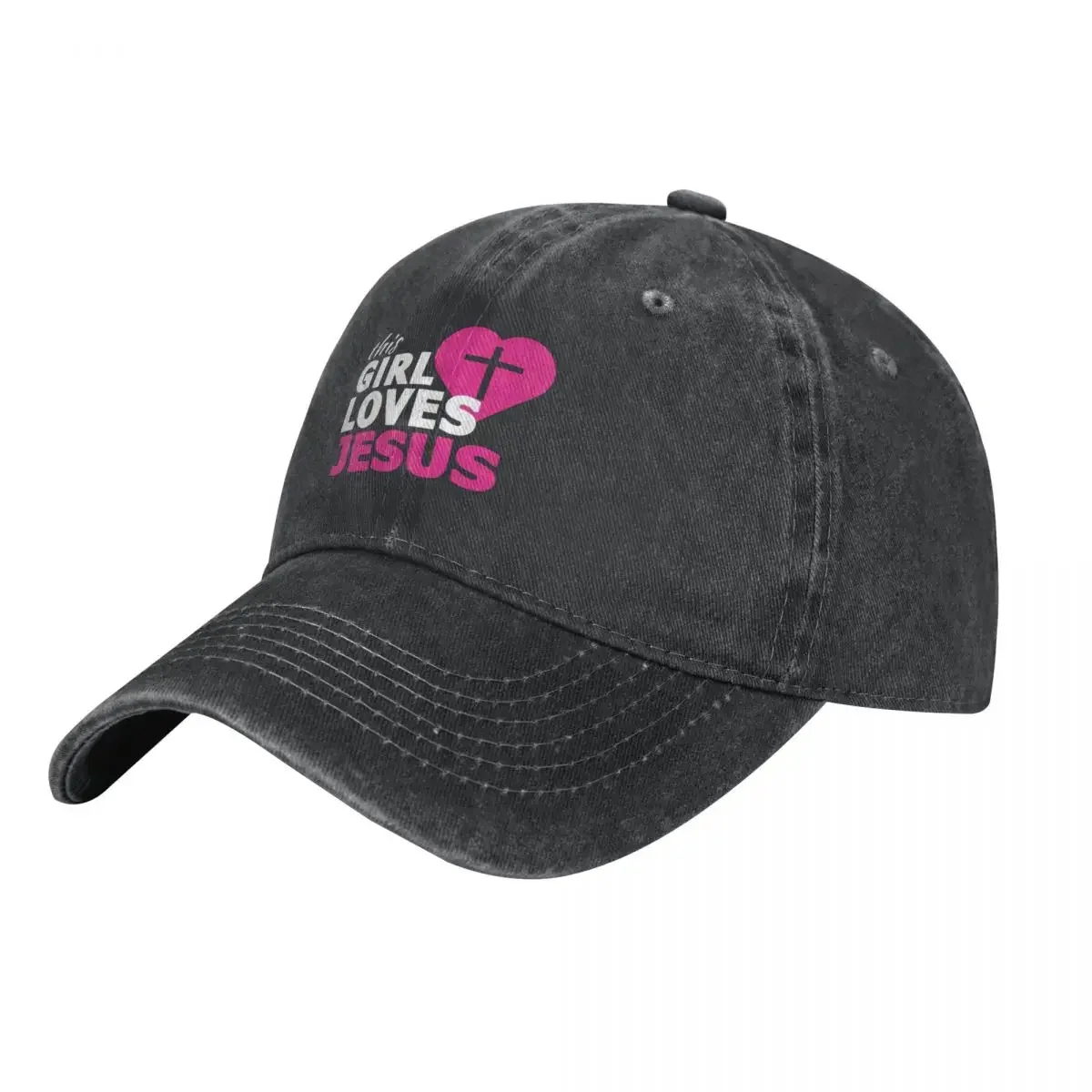 Girl Loves Jessus DeniinBaseball Cap For Best Friend Running Hip Hop Hats Summer Cheap Unisex Retro Printed Snapback Cap