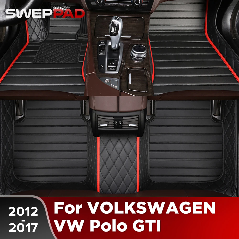 

For Volkswagen VW Polo GTI (5-Seat) 2012-2017 16 15 14 Car Floor Mats All Weather Carpet Cover Floor Liners Interior