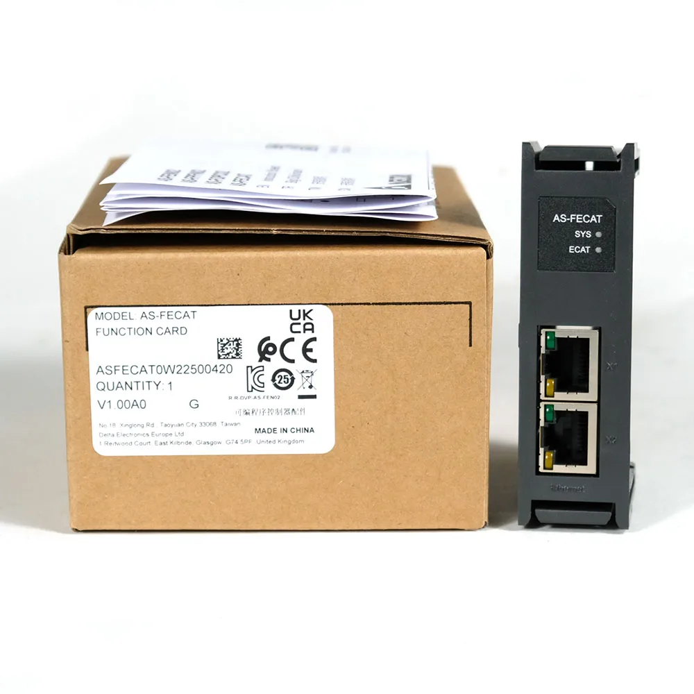 DELTA AS-FECAT AS series Function module EtherCAT port can be configured by software(ISPSOFT)