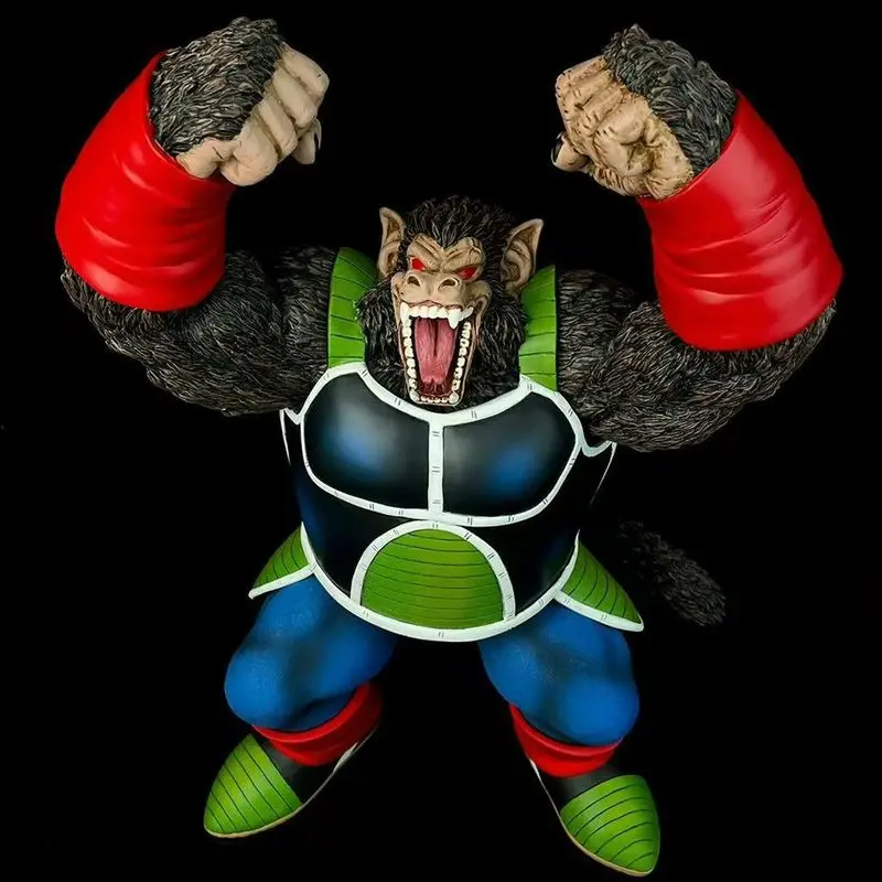 40cm/15,7 Zoll Dragon Ball Bardock Great Ape PVC-Figur Oozaru Form Saiyajin Vater von Goku Statue Sammlerstück Anime-Modell Spielzeug Geschenk