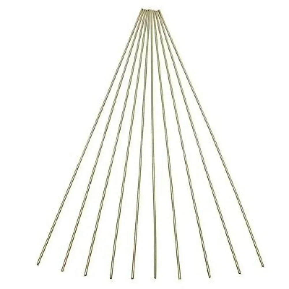 

10 Pcs Brass Solution Flux Core Fusible Welding Wire Electrode Tool 16MM X25CM Perfect For Non Temperature Cold Welding