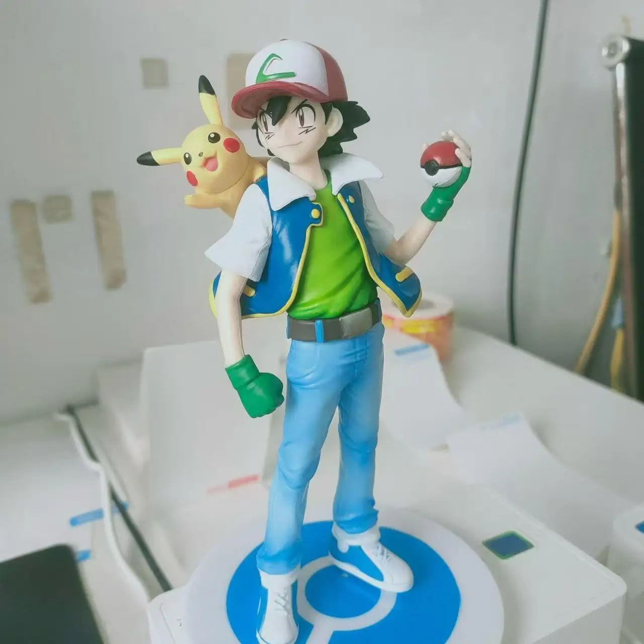 Figura de Anime Pokémon, Ash Ketchum, Misty Brock, Figuras de Acción, Estatua de PVC, Adorno de Escritorio, Colección de Modelos, Juguetes, Regalos
