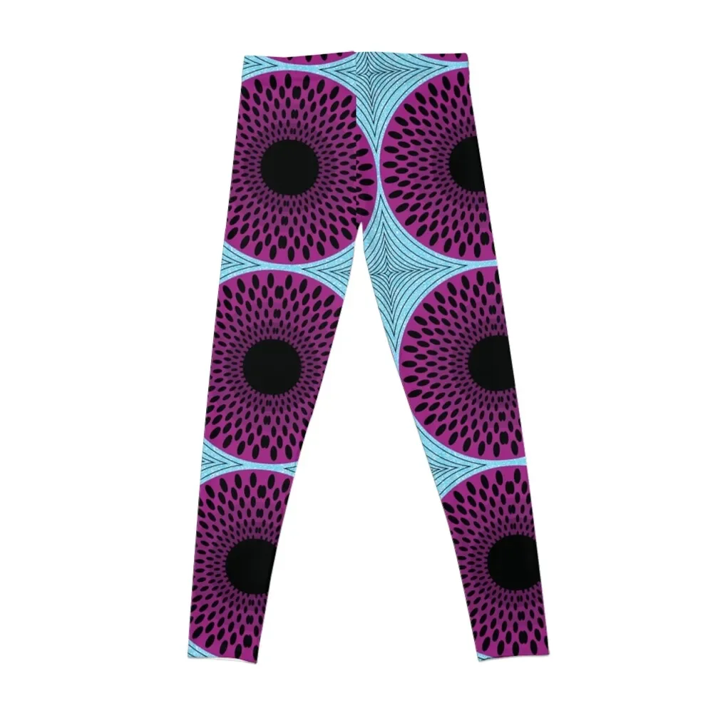 Afro Ankara Wax Print 30 Leggings Women's trousers gym's sportswear Womens Leggings