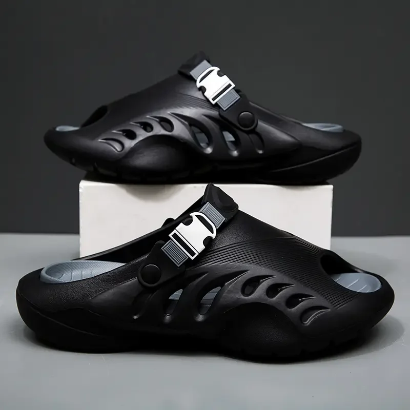 Men's Thick-Soled Sandals EVA Material Beach Flip-Flops Casual Driving Shoes