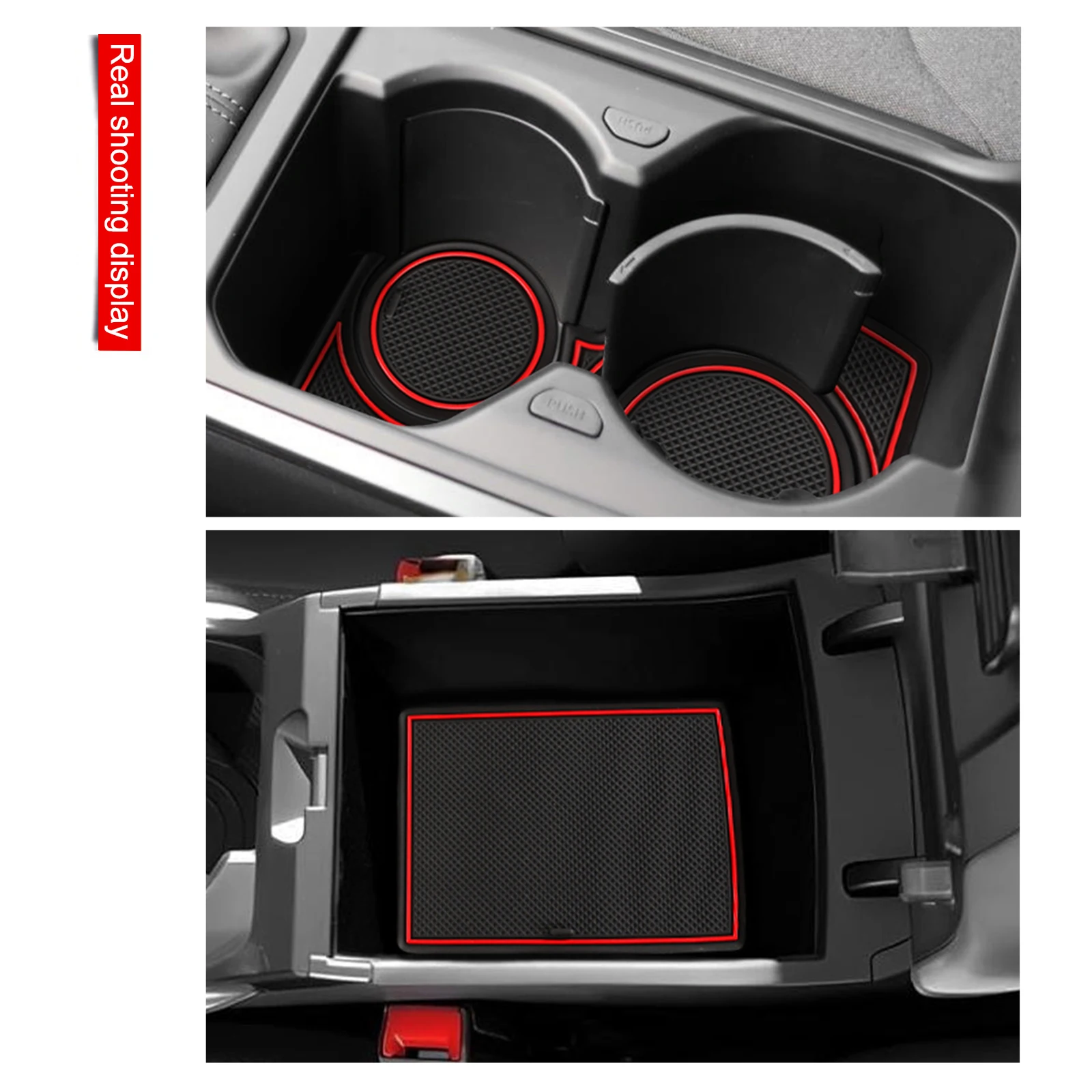 Smabee for Kia K4 2025 2026 Interior Accessories Rubber Door Groove Pad Non-slip Mats Anti-Slip Gate Slot Mat
