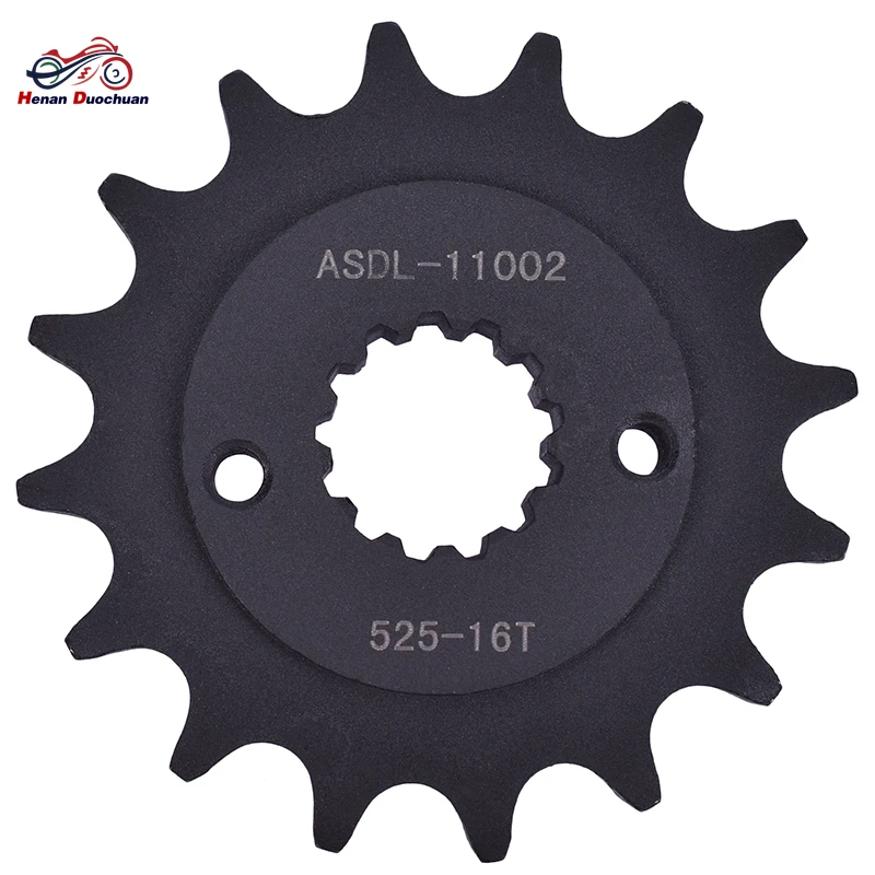 525 16T Motorcycle Chain Front Sprocket For Honda Road NT400 NV400 600 VLX400 600 VT600 NT650 NTV650 XRV650