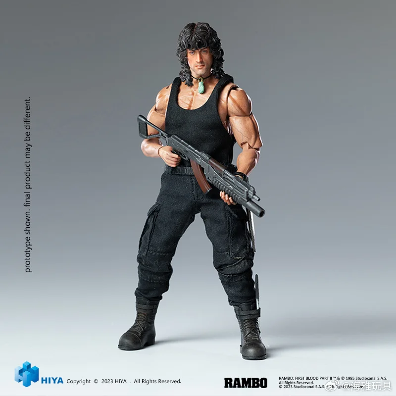 In Stock HIYA John Rambo First Blood Movable Model Toy Series of movable dolls ESR0099 First Blood 3 EXQUISITE SUPER