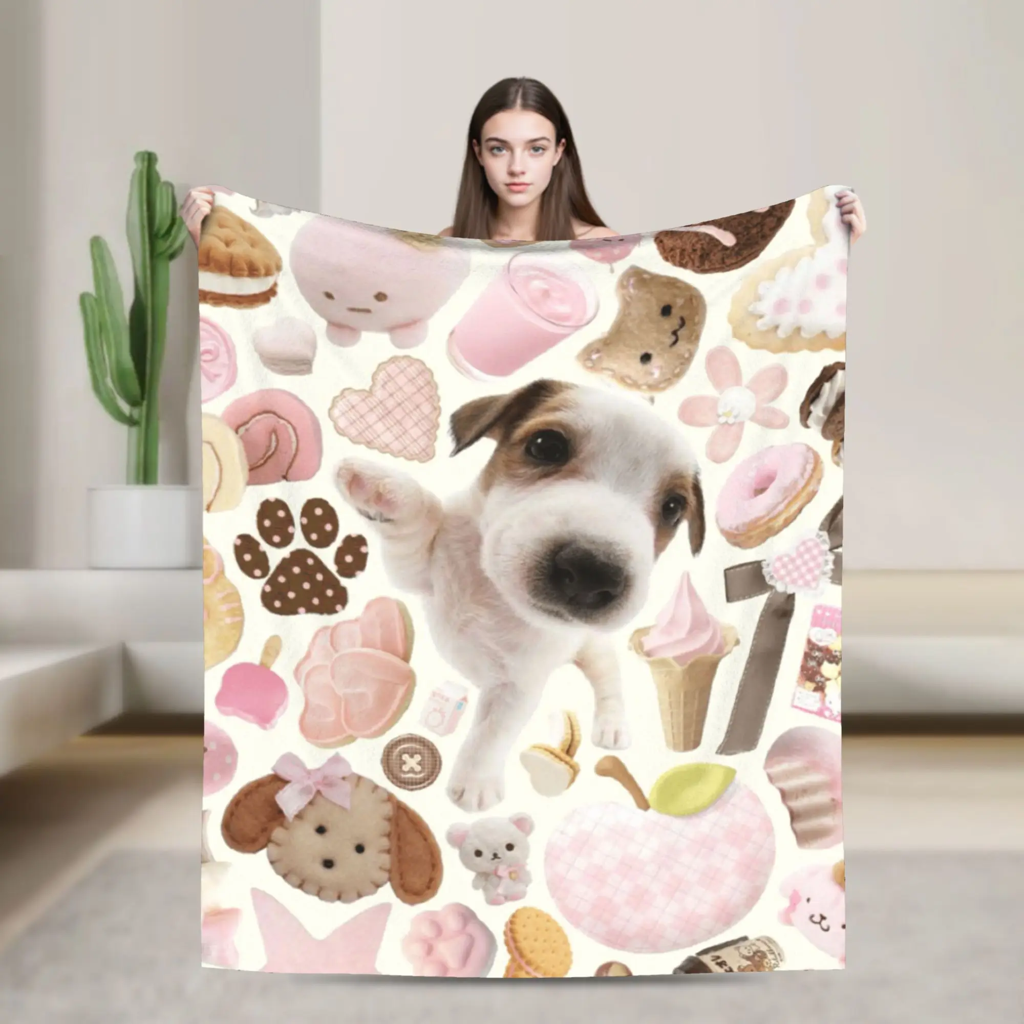 القط ميمي صور بطانية قطيفة الاطفال الكبار الفانيلا الفراش يلقي للمنزل ديكور دافئ لينة تصميم جودة المفرش هدية #1