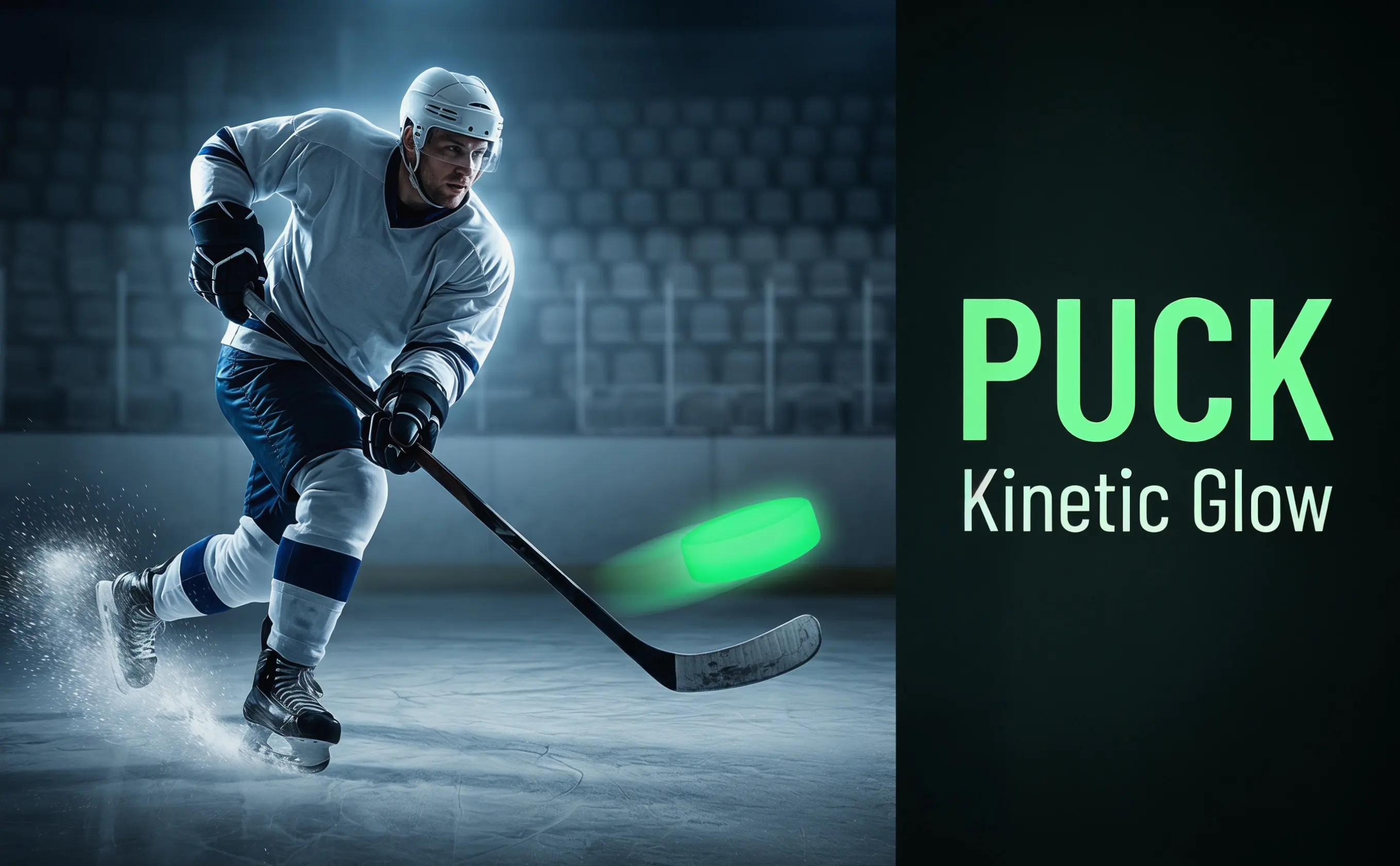 3Pcs Glow in Dark Hockey Puck Round Set PVC High Speed Low Friction Ice Hockey Pucks for Daily Training Competition Use