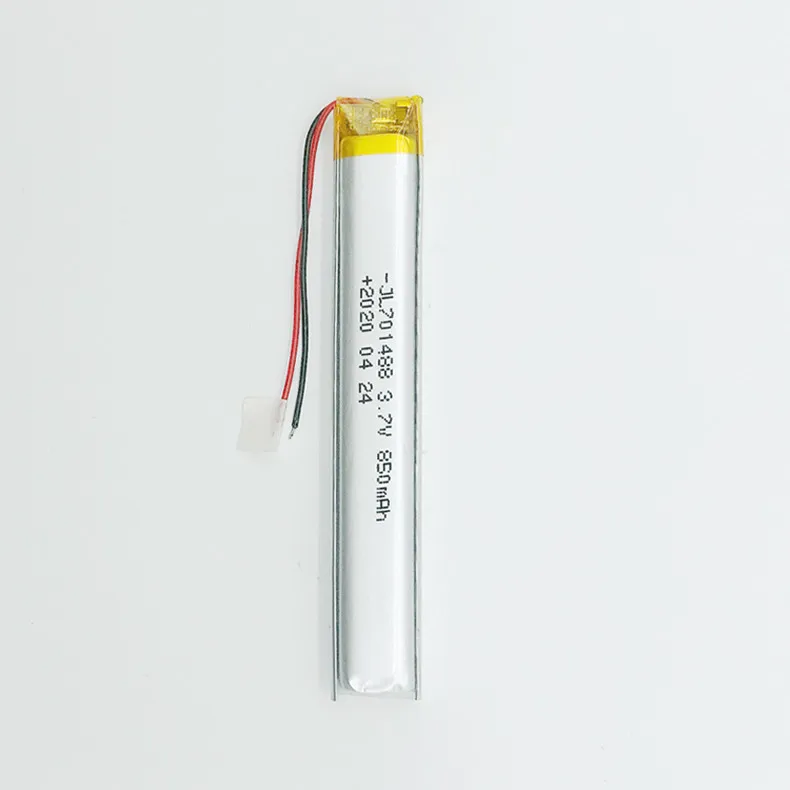 2/5/10/50/100pcs 701488 3.7V 850mah bateria litowo-jonowa bez złącza