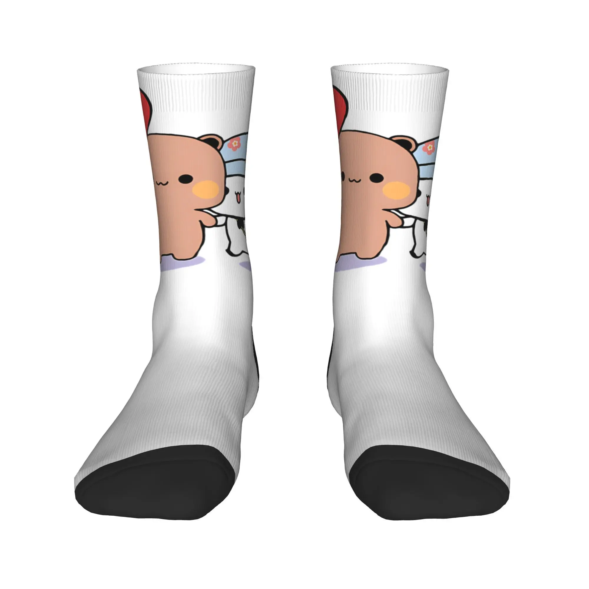 Dudu Bubu ソックス 春の愛 ストッキング エレガントな男性用通気性ソックス デザイン ランニング スポーツ 滑り止めソックス