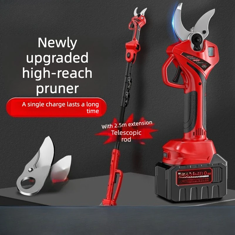 Electric pruning scissors, brushless lithium battery scissors for fruit trees, handheld high-power pruning machine