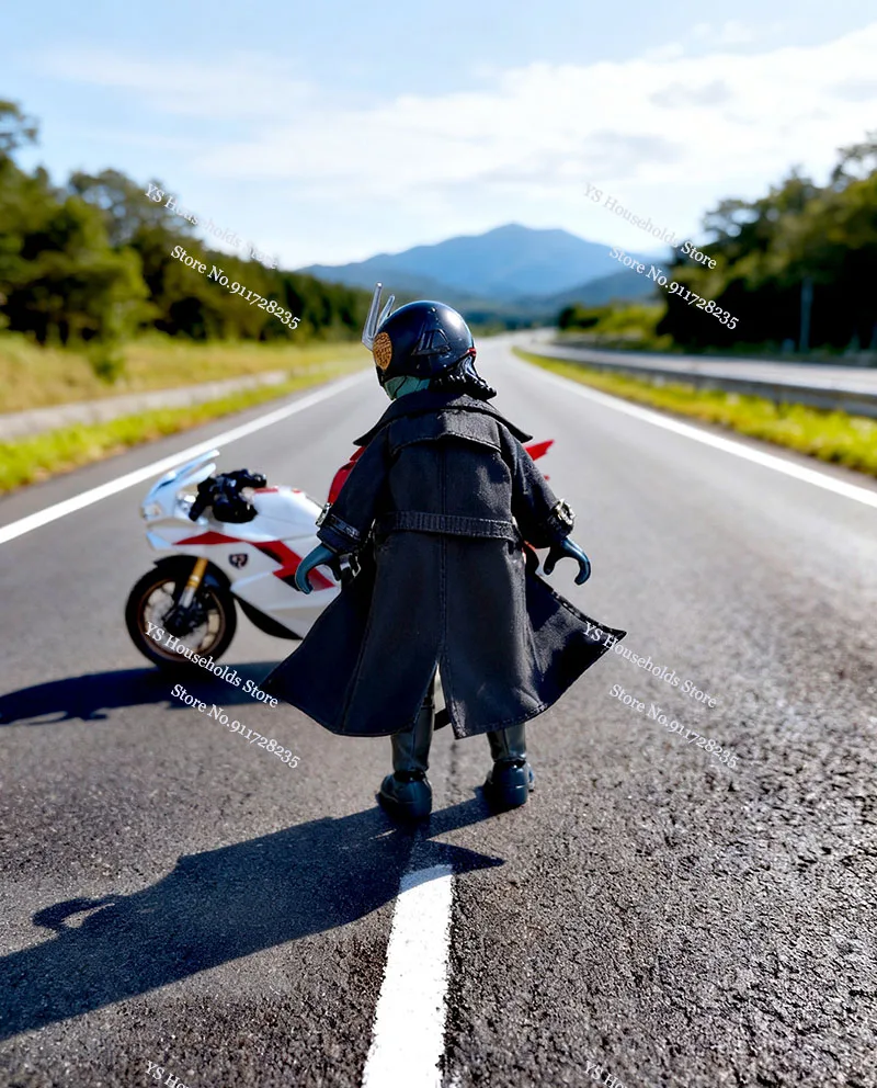 6.2 سنتيمتر سترة واقية طويلة 3.3 سنتيمتر وشاح أحمر الملابس مجموعة ملحق ل Brokees مصغرة كامين رايدر رقم 1 الشكل Diy بها بنفسك الديكور #4