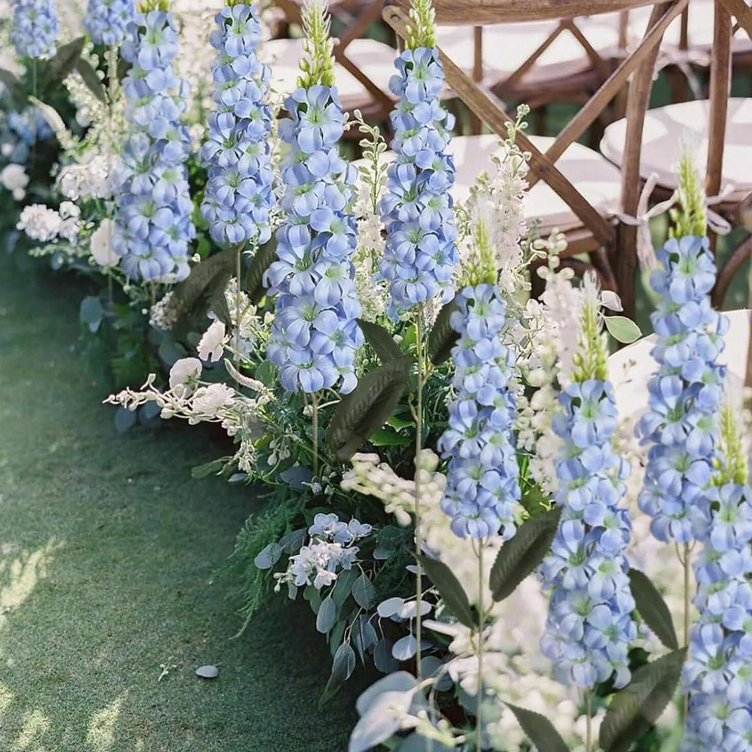 Künstliche Blumen, Schiachinthe, Rattan, Dekoration für Zuhause, Besprechungsräume, Hochzeiten, Feste, Außenbereich, Garten, DIY-Geschenk, Schatulle, Dekorationsartikel, Ornamente. – Detail 5