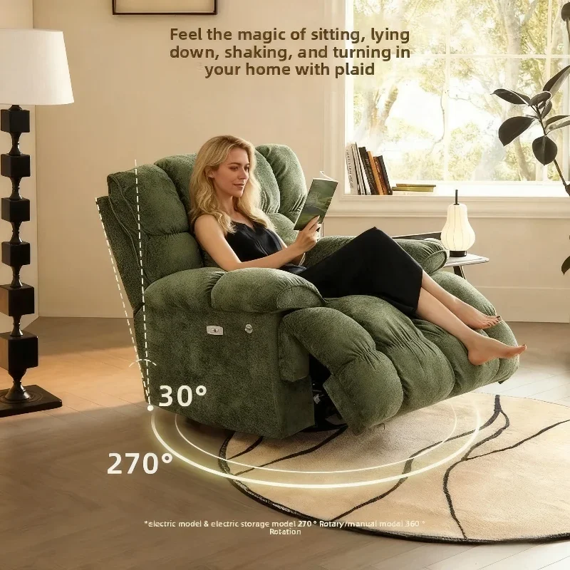 Smart Electric Lazy Sofa Recliner Chair Living Room Modern Single Seat With Sleep Mode Multifunctional Design Comfortable Rest