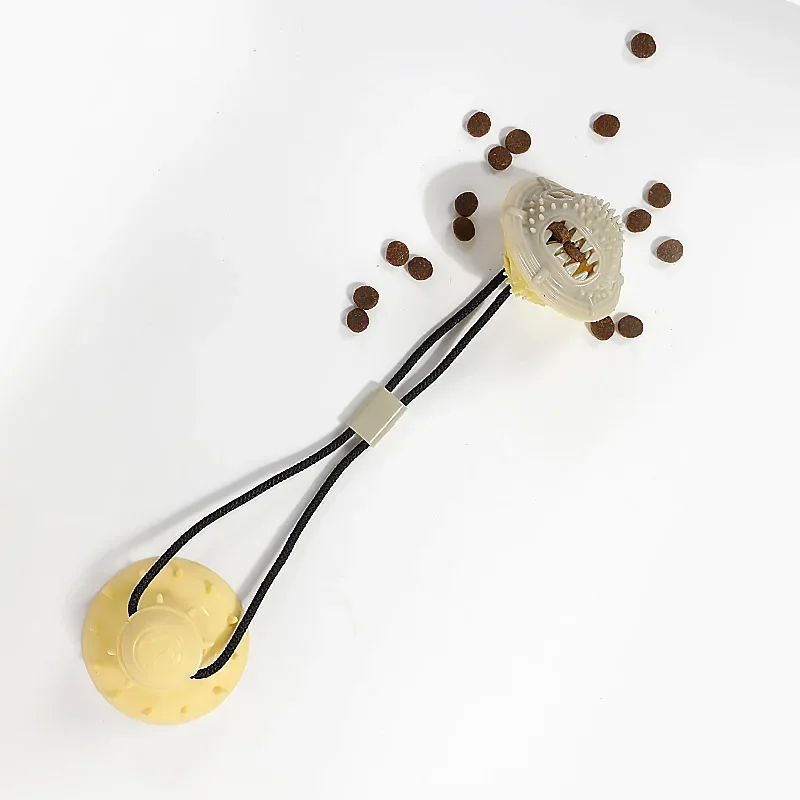 Pet Suction Cup Pull Rope Bite Resistant Teeth Cleaning Food Leakage Ball Dog To Relieve Boredom Stress Fun Pet Toys Supplies - Image 3