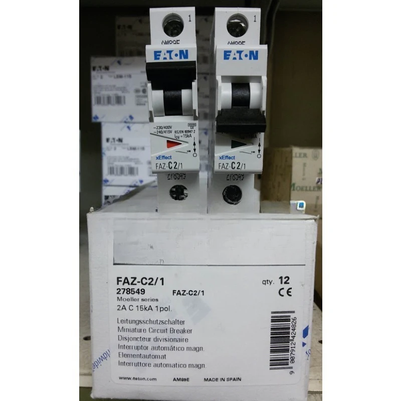 

Parts for EATON MOELLER Micro Break FAZ-C2/1 2A1P Circuit Breakers