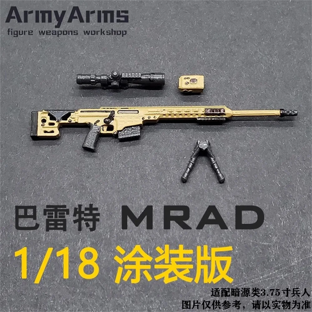 

Snail ArmyArms 1/18 3.75" Doll Soldier About 7cm MRAD Sniper Rifle Not Launch Equipment Gift Model Toy In Stock