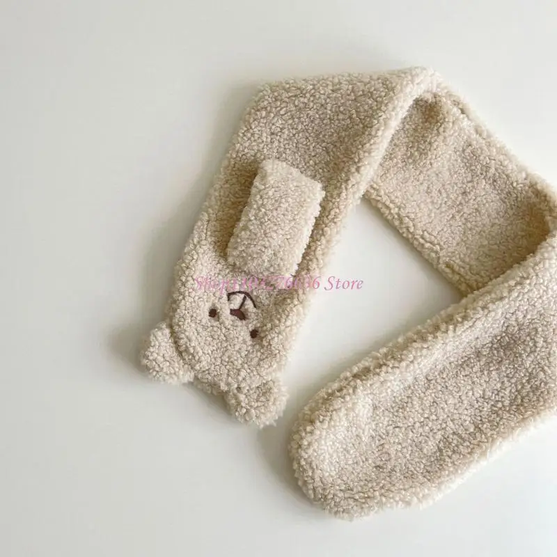 

R6FD Baby Neck Scarf Comfortable Kids Muffler Autumn Winter Toddlers Essential Gift