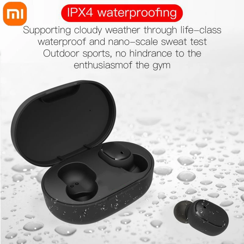 Xiaomi Redmi Airdots 2 سماعة بلوتوث لاسلكية مع ميكروفون سماعات أذن Fone سماعات بلوتوث لاسلكية
