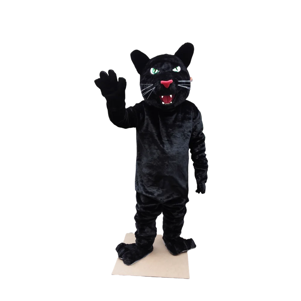 Pantera negra leopardo jaguar puma mascote traje personalizado fantasia anime cosplay kits mascotte fantasia vestido carnaval 1137