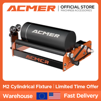 ACMER M2 Laser Engraver Universal Rotary Roller Y-Axis Laser Rotary Module 360 Degree Rotating For Engraving Cylindrical Objects