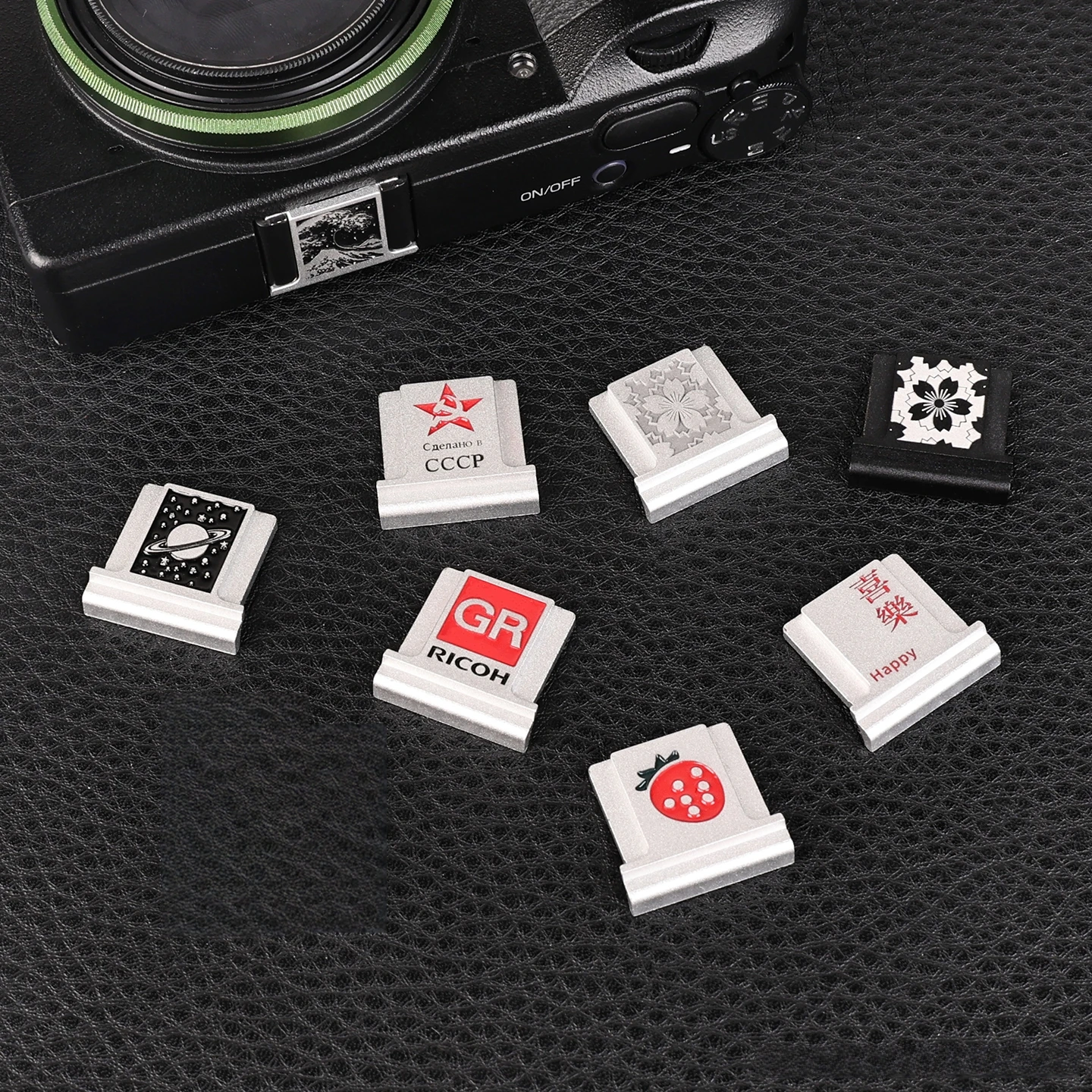 

Metal Dustproof Hot Shoe Cover Cap Fashion Creative Accessory For Ricoh GR3 GR3X Series Camera Protector