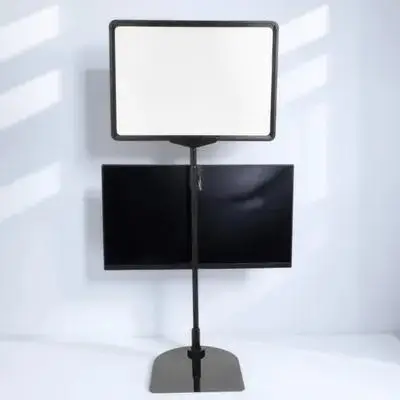 

Adjustable Floor Poster Stand Holder Standing Sign Billboard Display Pedestal Plastic Multifunctional Easy Install