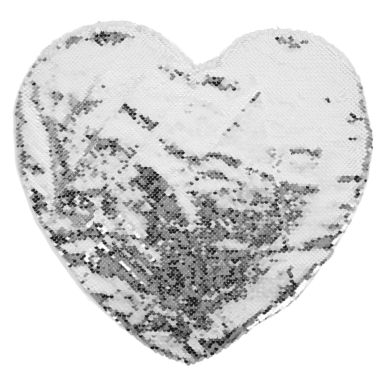 

Heart Shaped Sequins Pillow Covers Soft Decorative Living Room Home Decor Gifts Baby Bedding Heart Design Sofa