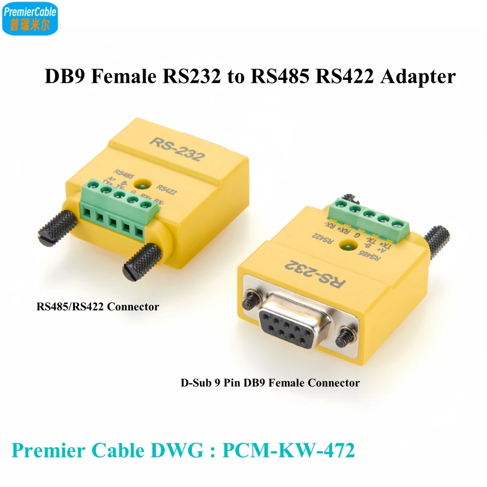 

DB9 Female RS232 to RS485 RS422 Adapter Converter D-Sub DB9 RS232 to RS485 RS422 converter RS232 to RS422 Serial Port Converter