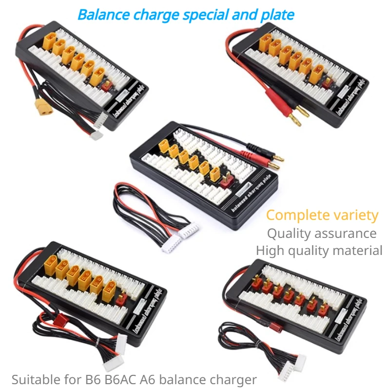 

High-Quality Durable B6 Balance Charger for RC model Battery 2S-6S with Multi-Functional T-Plug XT60 Plug XT30 Plug XT90 4.0