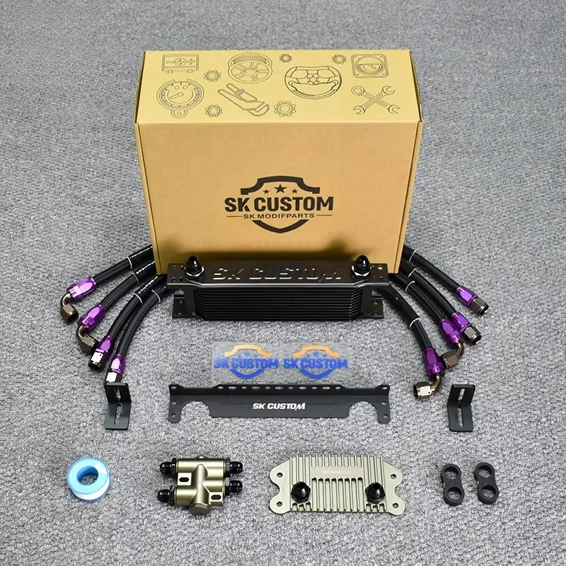 Oil Cooler Radiator Kit for Volvo XC Classic 2.5T Thermostat Engine Oil Cooler Kit
