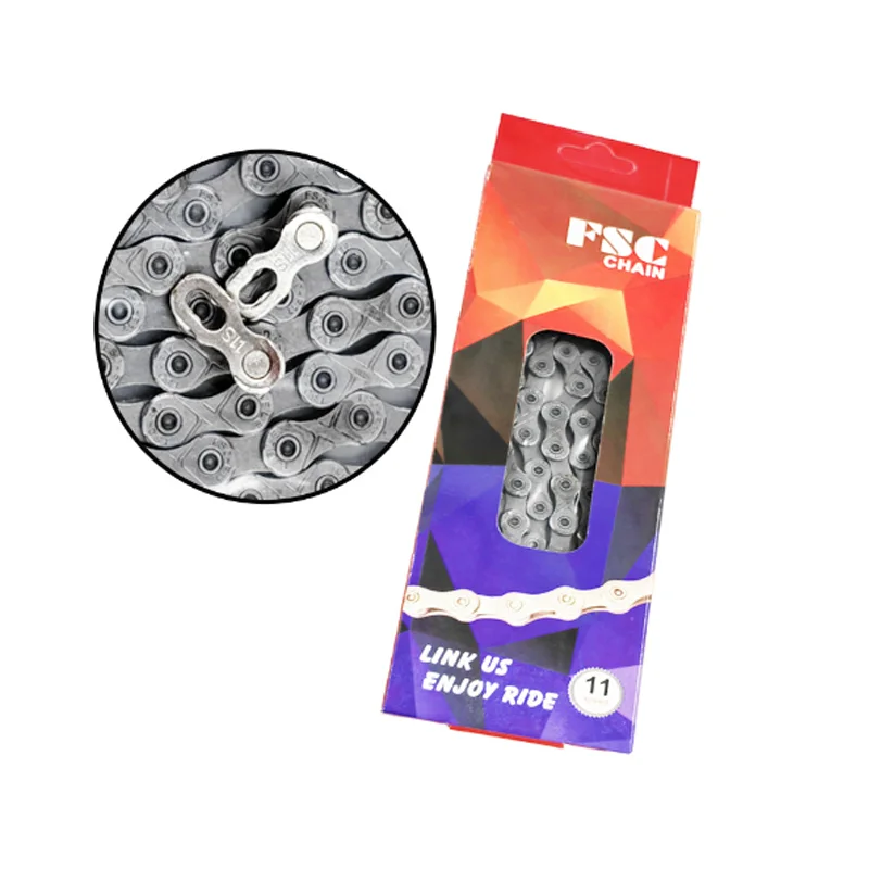 AliExpress NONE FSC 6/7/8/9/10/11/12 Speed Velocidade Bicycle Chain 116/126 Links Ultralight MTB Mountain Road Bike 6S 7S 8S 9S 10S 11S 12S