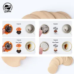 Disposable Paper Filters for Bosch Tassimo & Nespresso & la vazza Mio Coffee Reusable Capsule Pod