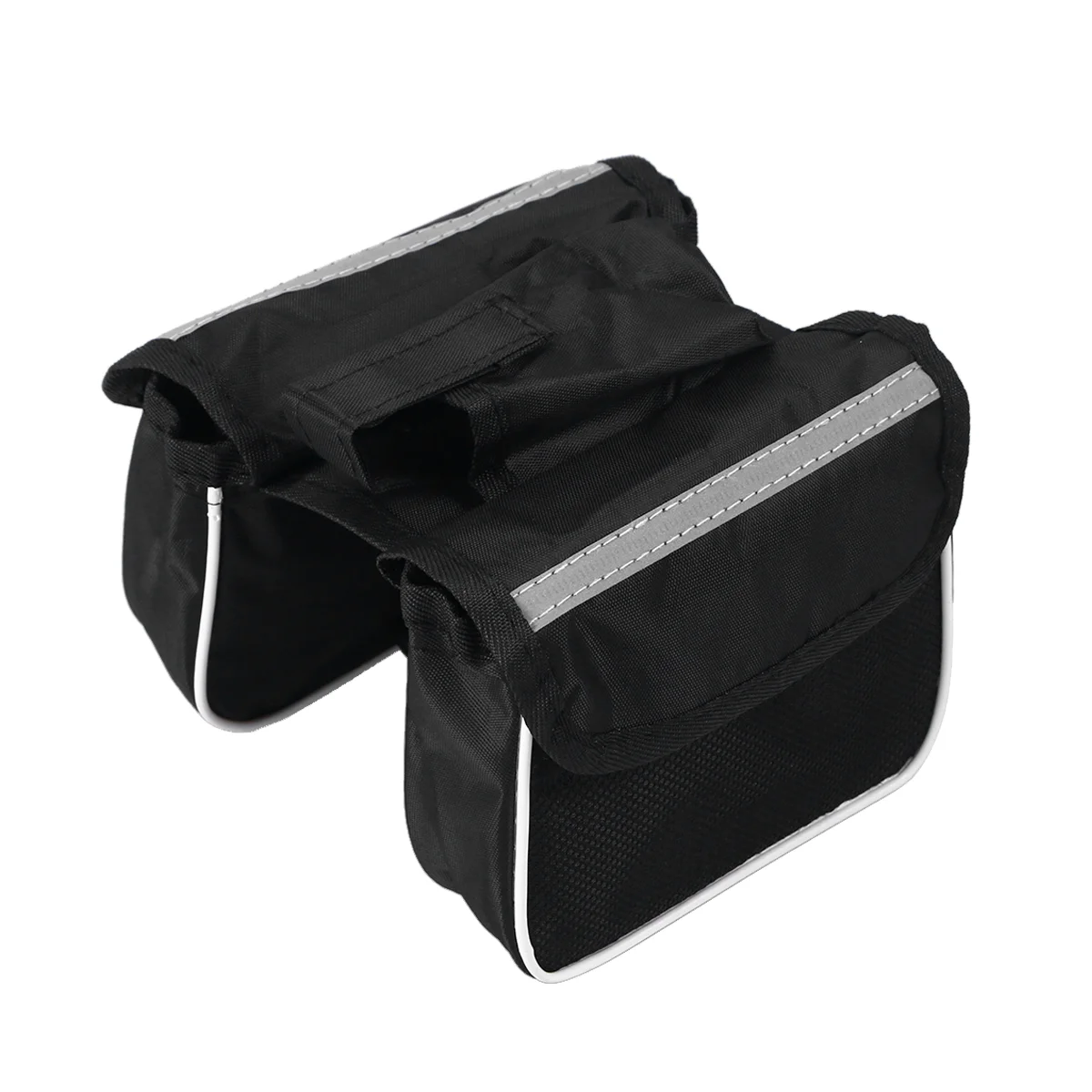

Cycling Bike Tube Handlebar Bag Reflective Road Bike Bag Case (Black) Bike Bag Bike Handlebar Bag