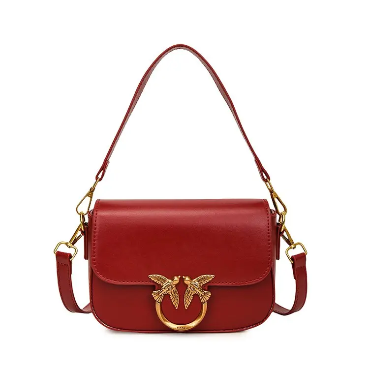 

2026 New Swallow Square Bag Adjustable Shoulder Strap Crossbody Bag Classic Retro Solid Color Purse for Work Commute & Daily Use