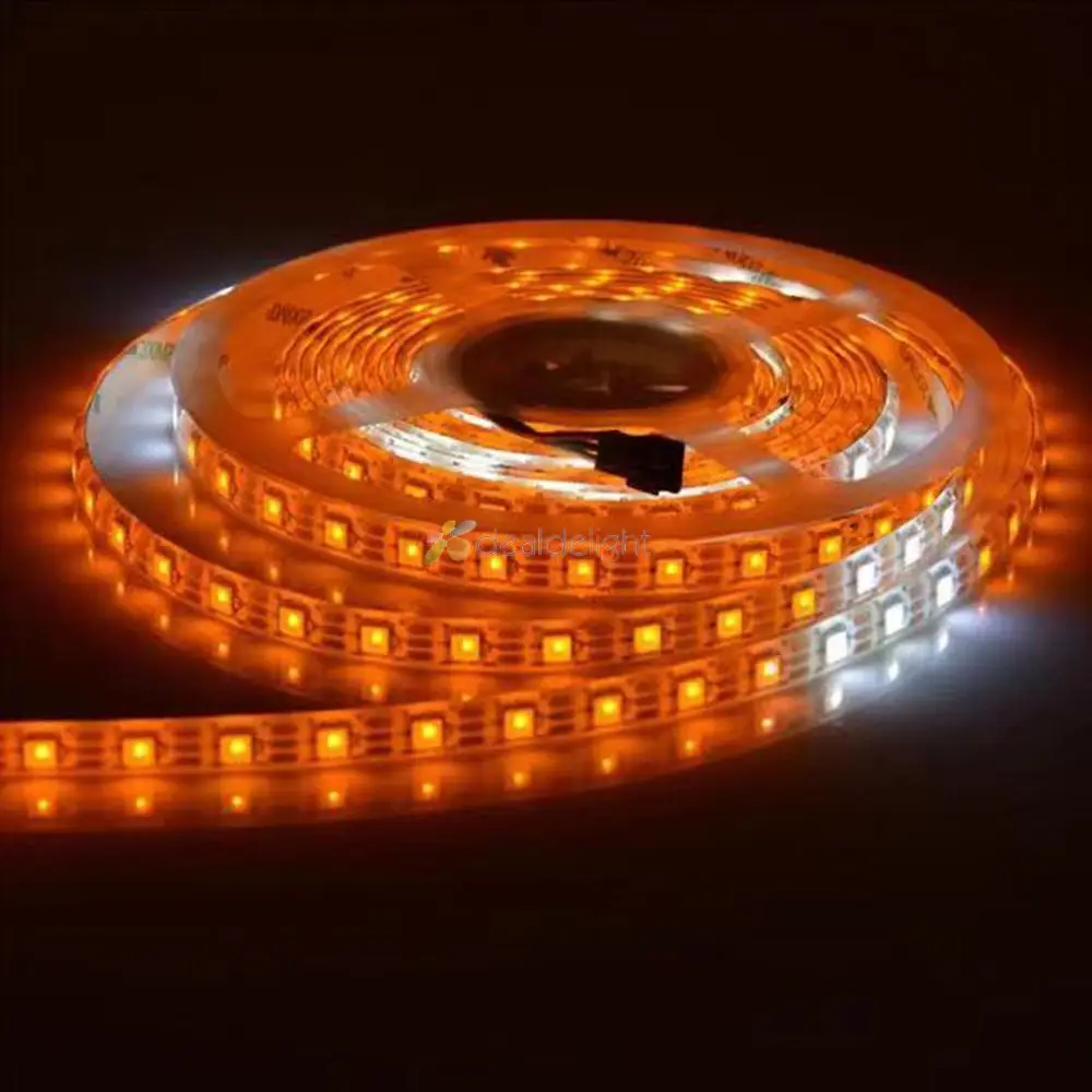 SK6812 WWA Led Strip 16.4f 5050 White/Warm White/Amber In 1 Chip 30/60/144 Led/m Addressable Tape Light DC5V